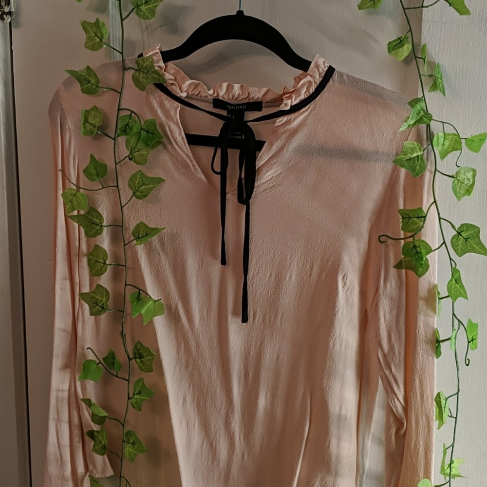Forever 21 sheer blouse
